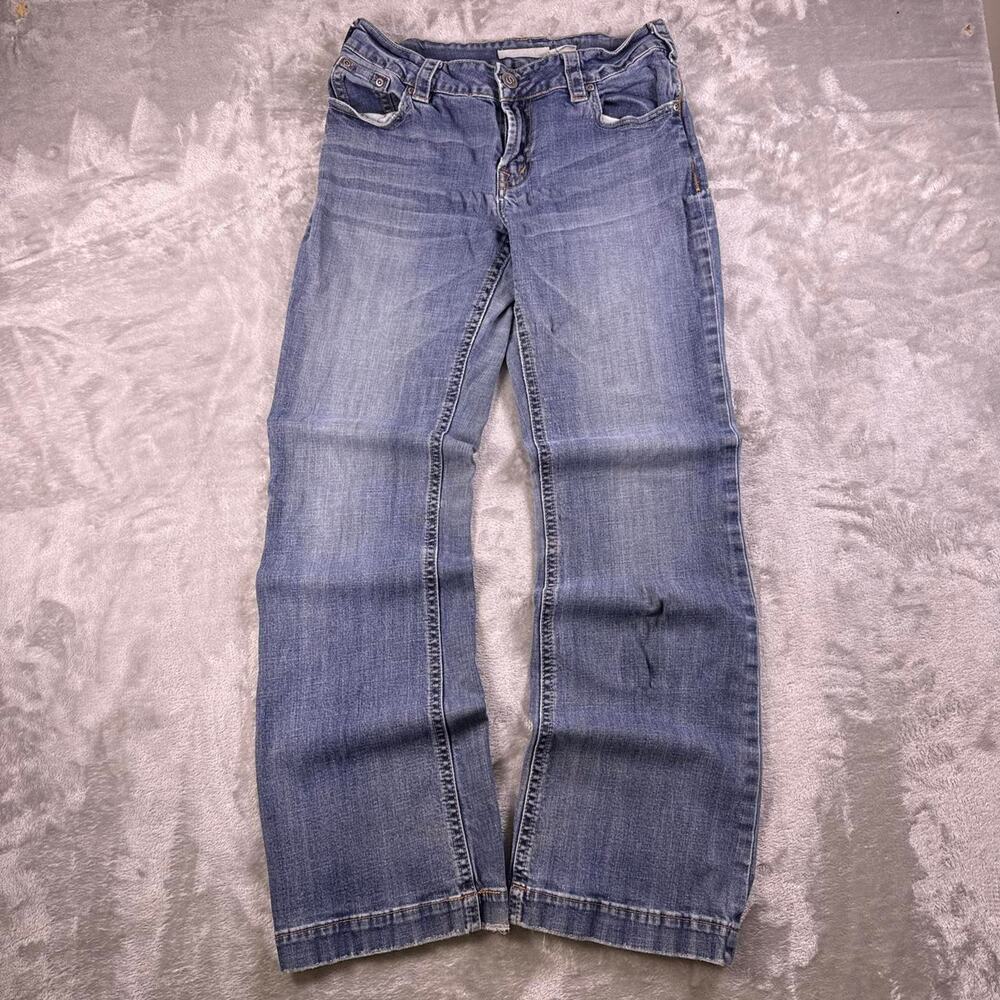 Stetson No 214 City Trouser Jeans Womens 32x33 Blue Flare Wide Leg Western